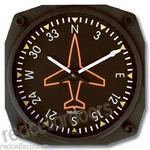 New Trintec 9062 Class Directional Gyro Wall Clock 6.5" Sq Aviation Aviator Gift. Price: $35.16.