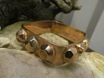 Fallon Rose Gold Tone Square Domed Octagon Bolt Bangle Bracelet 109.2G Unspecified. Price: $64.99.
