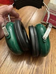 Vintage David Clark Green Straightaway Model 10AS Hearing Protector Earmuffs New. Price: $50.00.