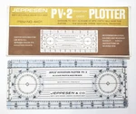 Vintage Jeppesen Pilots PV-2 Avigation Chart Plotter, No. 4401 W/cover Sleeve Used. Price: $10.99.