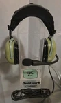 David Clark H20-10 Headset Pilot Airplane Aviation Aircraft W/ New Mic Cover Used. Price: $250.00.
