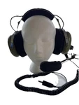 David Clark Upgraded Helicopter Headset With Standard U-174/U Single Plug Remanufactured. Price: $65.00.