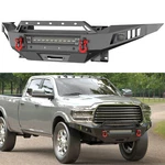 Front Bumper W/ Winch Plate Led Lights D-rings For Dodge Ram 2500 3500 2019-2024 New. Price: $474.99.