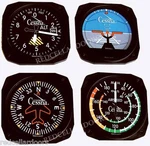 New Trintec Cessna Aircraft Instrument Set 4PC Aviation Pilot. Price: $21.99.