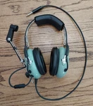 David Clark Model H3330 Aviation Headset W/ Microphone, Clean Used. Price: $55.00.