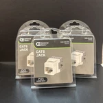 Ce Tech Cat 6 Jacks - White 5 Pack New. Price: $9.98.