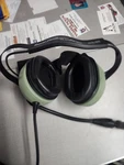 David Clark H6040 Behind The Headset W/ Model C6035 Radio Adapter Used. Price: $89.99.