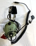 David Clark H10-66 Aviation Headset Military Aircraft Headphones Untested Used. Price: $65.00.