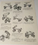 1962 Print Ad Vintage Metal Roller Skates Globe Union & Hardware Used. Price: $11.95.
