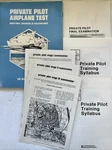 Vintage 1980 Private Pilot Airplane Test Asa W/ Jeppesen Sanderson Books Used. Price: $8.12.