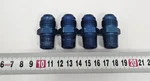 4X Rotax 912 Adapter Fittings AN-4 To 1/8 Npt AS5194 Blue Aluminum AN4 Oil Fuel Used. Price: $45.00.