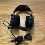 Flightcom Classic Aviation Headset Black Model 4DLX Used. Price: $45.00.
