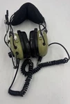 Military David Clark H10-76 Aviation Headset Noise Canceling Mic Coiled Cord Used. Price: $138.00.