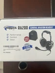 Rugged Air RA200 General Aviation Headset For Pilots - New In Box. Price: $65.00.