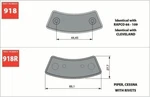 Goldfren Aircraft Brake Pads 918R/S33 (1-PAIR) New. Price: $16.57.