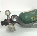 Scott Aircraft Pilot Portable Oxygen Bottle & Regulator P/n 5500-C1A-BF20B Used. Price: $150.00.