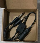 New Helicopter U174 To Dual Plug General Aviation Ga Headset Adapter Bose A20 X. Price: $49.95.