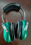 Vintage David Clark Green Model 10AS Hearing Protection Earmuffs Euc Used. Price: $59.99.