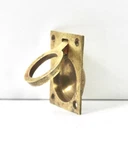 1950S Brass Recessed Lifting Ring Handle Tv Prop Industrial Nautical Hardware. Price: $30.64.