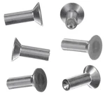 6-PACK Stainless Steel Flat Head Rivet Studs 1/4" Od X 3/4" Cabinet Hardware New. Price: $19.95.