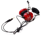 Aviation Communication Headset Model AC-250 Red Color Used. Price: $124.99.