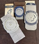 Vintage E6B Flight Computers Lot Aerodyne C1 Sanderson SC-4A Piper PC-3 Used. Price: $59.00.