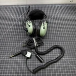 David Clark H10-13.4 Aviation Headset Dual Plug & C10-15 Push To Talk Ptt Switch Used. Price: $199.95.