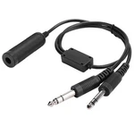 Jtlb Helicopter To General Aviation Headset Adapter Cable - David Clark Black New. Price: $58.99.