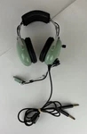 Vintage David Clark H10-40 Aviation Pilots Headset M-4 Mic Dual Plug Tested Used. Price: $74.99.
