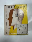 Telex Twinset 3R2-1 Vintage Aviation Pilot Headset Headphones Original Box Used. Price: $40.00.