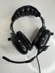 Flightcom Classic Aviation Headset Black Model 4DLX Used. Price: $65.00.