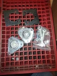Steel Flanged Mount Ball Bearing Set With Plates And Installation Hardware New. Price: $35.00.