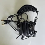 Avcomm AC-454 Aviation Headset Black Dual Jacks Boom Mic Volume Control Headband Open. Price: $50.00.