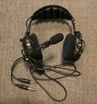 4DLX Flightcom Nighthawk Aviation Headset W/ Microphone Used. Price: $59.95.