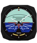 10" Classic Artificial Horizon Instrument Style Clock For Home, Office Hangar New. Price: $46.96.