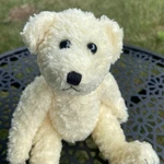 Unipak Designs Butter Yellow Small Jointed Teddy Bear Posable Stuffed Plush Used. Price: $6.75.