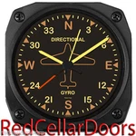 New Trintec Alarm Clock Vintage Directional Gyro Travel DM62V Pilots 3.5". Price: $30.76.