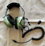 David Clark Headset H10-66, P/n 18282G-05, Used, Untested, Parts Only For. Price: $60.00.