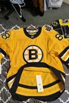 Boston Bruins Reverse Retro 1.0 Customized David Pastrnak Mic, Game Jersey Nhl New. Price: $985.00.