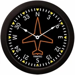 Trintec Massive 14" Aviation Directional Gyro Wall Clock 9062-14 Aviatrix New. Price: $39.56.
