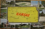 Ks Kansas Eight View 1940 Postcard: Cessna Air / Aviation Plant Unspecified. Price: $5.99.