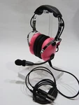 Hot Pink Child, Youth Aviation Headset By Pilot Usa P/n PA-1151ACG New. Price: $169.99.
