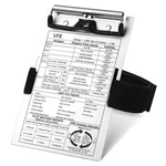 Eaasty 1 Set Pilot Kneeboard,vfr Aviation Kneeboard,aluminum Silver New. Price: $22.83.