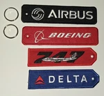 Boeing 747 Airbus, Delta, " Remove Before Flight Tag Keychain Nos New. Price: $29.00.