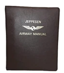 Jeppesen Airway Manual 7-RING Binder Duraflo Vinyl 9"X7.5"X- Empty Only Used. Price: $14.99.