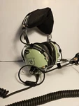 David Clark H10-76 Military Spec Aviation Headset Comfort Gel Ear Seals Used. Price: $60.00.
