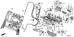 Genuine Cover Pivot Base (lower) *NH597L* (dark Atlas Gray) 82599-TK8-A01ZA New. Price: $160.27.