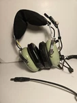 David Clark H10-76 Military Spec Aviation Headset Comfort Gel Ear Seals Used. Price: $60.00.