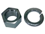 Hitch Ball Hardware (2 Sets) Nut Lock-washer 1-1/4" Fine Thread Zinc Trailer New. Price: $20.99.