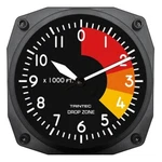 Trintec New Design Aviation Drop Zone 6.5" Wall Clock 12 Hr Display. Price: $35.16.